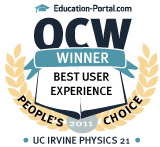 OCW People's Choice Award Winner: Best User Experience