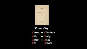 Bronte Sisters Pseudonyms