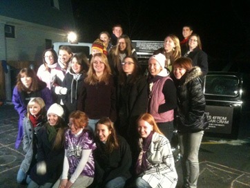 20 Students Pile into VW Bug to Stop Human Trafficking