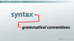 Inverted Syntax: Definition & Examples - Video & Lesson Transcript ...
